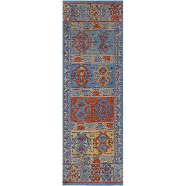 Artistic Weavers Sajal Feather Rug Multicolor/Blue 2' x 3' 